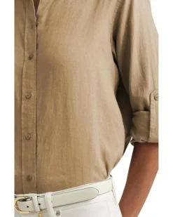Lauren Ralph Lauren Linen Shirt | Shirts & Tops -Lauren Ralph Store 916qLucLCfL. AC SR736920