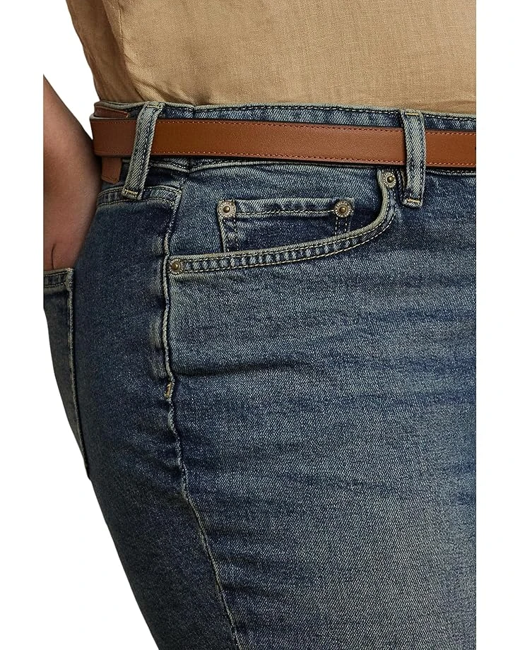 Lauren Ralph Lauren Plus Size Mid-Rise Straight Ankle Ankle Straight | Jeans 3 Lauren Ralph Lauren Plus Size Mid-Rise Straight Ankle Ankle Straight | Jeans - Image 3