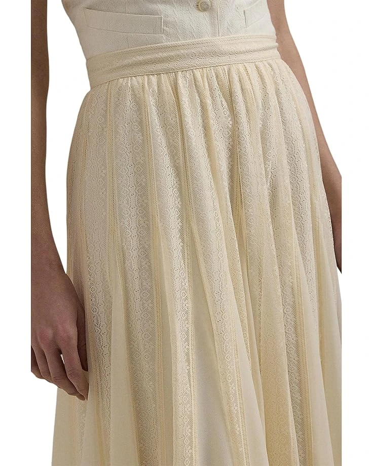 Lauren Ralph Lauren Lace & Chiffon Midi Skirt | Skirts 3 Lauren Ralph Lauren Lace & Chiffon Midi Skirt | Skirts - Image 3