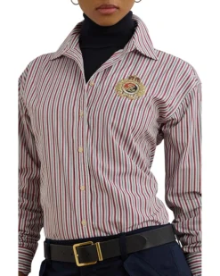 Lauren Ralph Lauren Relaxed Fit Striped Broadcloth Shirt | Shirts & Tops -Lauren Ralph Store 91Ix7CziXsL. AC SR736920