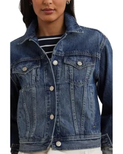 Lauren Ralph Lauren Denim Trucker Jacket | Coats & Outerwear -Lauren Ralph Store 91KZX9oXHTL. AC SR736920