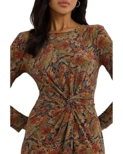 Lauren Ralph Lauren Floral Twist-Front Stretch Jersey Dress | Dresses -Lauren Ralph Store 91OmmRIBaL. AC SR736920