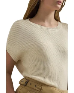 Lauren Ralph Lauren Rib-Knit Short-Sleeve Sweater | Sweaters -Lauren Ralph Store 91QmEAICSpL. AC SR736920