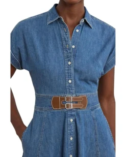Lauren Ralph Lauren Erlaina-Short Sleeve-Day Dress | Dresses -Lauren Ralph Store 91YKDzuksL. AC SR736920