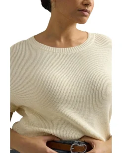 Lauren Ralph Lauren Plus Size Rib-Knit Short-Sleeve Sweater | Sweaters -Lauren Ralph Store 91ruC rKaEL. AC SR736920