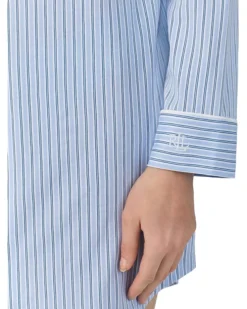 Lauren Ralph Lauren Organic Cotton Long Sleeve Notch Collar Sleepshirt | Sleepwear -Lauren Ralph Store 91scXtNiKHL. AC SR736920