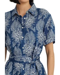 Lauren Ralph Lauren Petite Floral Belted Linen Shirtdress | Dresses -Lauren Ralph Store 91swvc4Vu4L. AC SR736920
