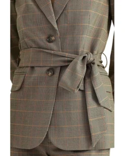 Lauren Ralph Lauren Checked Plaid Wool-Blend Twill Blazer | Coats & Outerwear -Lauren Ralph Store A13DZuUfqnL. AC SR736920